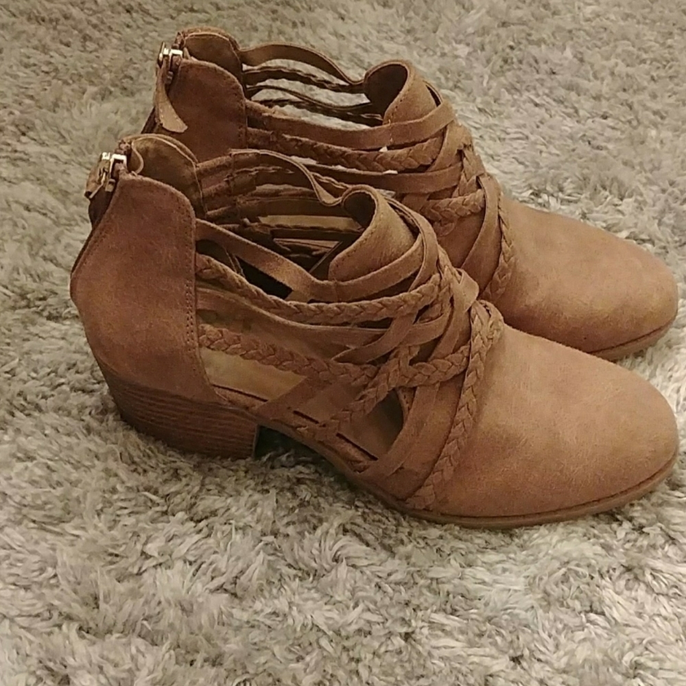 Tan Booties